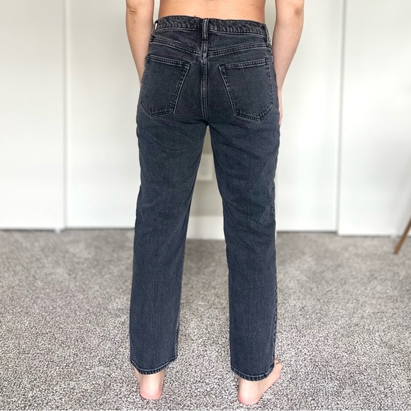 Abercrombie & Fitch Curve Love Ultra High Rise Ankle Straight Jeans - Size 27/4 - Picture 3 of 10